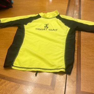 Tribal surf rash guard